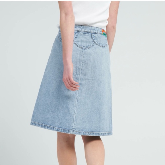 Daily Blue Denim Faye Skirt in Lake wash| size: M - Picture 5 of 13